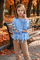Блузка Moda School MD36 l.bue - делук