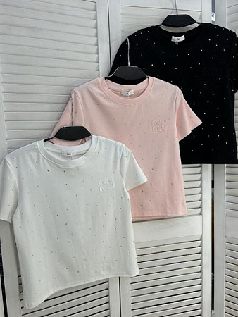 Футболка Nefertiti 2223 beige - делук