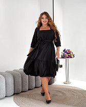Платье Deliv 589 black - делук