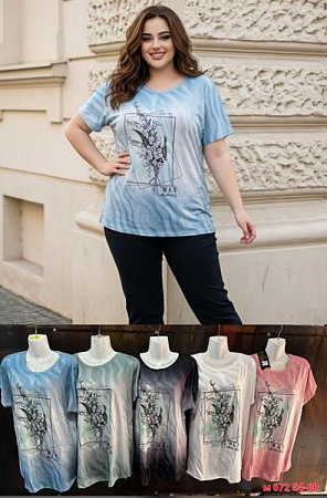 Футболка Sport Style M672 mix - делук