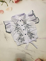 Блузка Moda School MD01 white - делук
