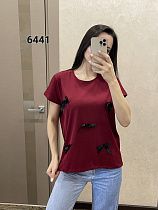 Футболка Fsn 6441 wine - делук