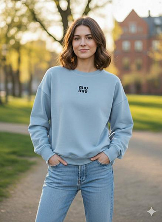 Свитер Newe 54-4 l.blue - делук