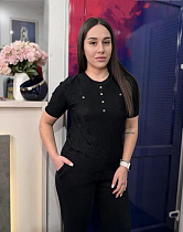 Футболка Style Nadezhda 2806 black - делук