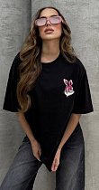 Футболка Karon 2147 black - делук