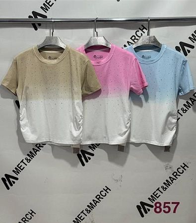 Футболка Met&March 857 pink - делук