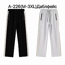 Штаны Спорт Liopt A226 black - делук