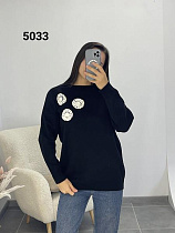 Свитер Fsn 5033 black - делук