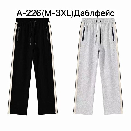 Штаны Спорт Liopt A226 black - делук