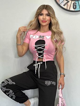 Костюм Спорт Ibambino 1312 pink - делук