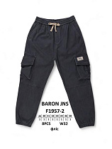 Штаны Baron Jeans F1957-2 d.grey - делук