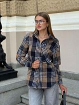 Рубашка Arina 2473 beige - делук
