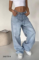 Джинсы Jeans Style 243-7314 l.blue - делук
