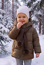 Куртка Delfinka 810 brown - делук