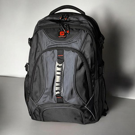 Рюкзак Luna-Bag 8808 black-grey - делук