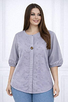 Рубашка Elena&Vika 26030 grey - делук