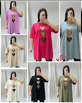 Туника Levisha 25081 l.blue - делук