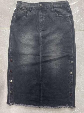 Юбка Liana Denim 486 d.grey - делук