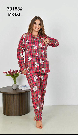 Пижама Dgmd 70188 red - делук