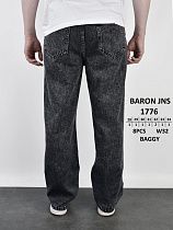 Джинсы God Baron 1776 black - делук