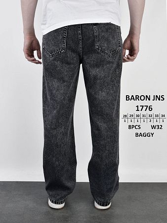 Джинсы God Baron 1776 black - делук