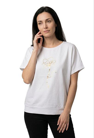 Футболка Fsn 6481 white - делук