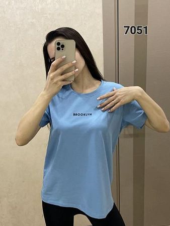 Футболка Fsn 7051 l.blue - делук