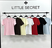 Футболка Little Secret D10 white - делук
