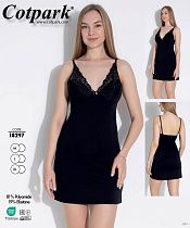 Ночнушка Cotpark 18297 black - делук