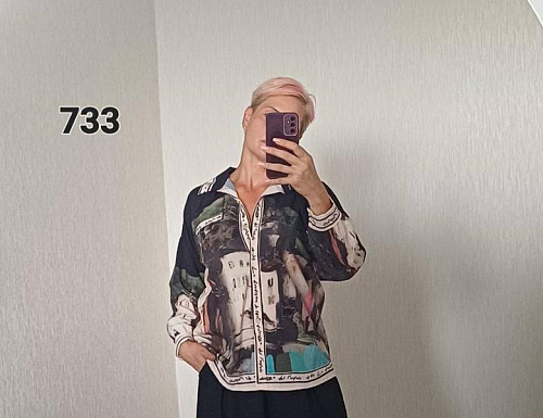 Рубашка Fsn 733 grey - делук