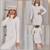 Платье Potok 877 white - делук