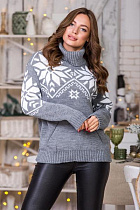 Свитер Liza Brend LZ1 grey - делук