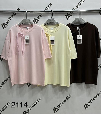 Футболка Met&March 2114 pink - делук