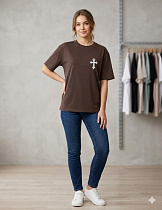 Футболка Newe 400 brown - делук
