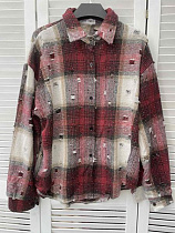 Рубашка Karon 8105 red - делук