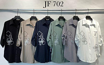 Рубашка Immei JF702 beige - делук