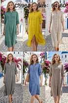 Платье Estima C596 blue - делук