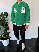 Кофта Three Black 2312 green - делук