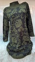 Платье Ekvato 26280 black-green - делук