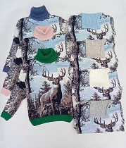 Свитер Meloria 5285 peach - делук