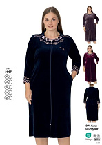 Халат Cotpark 3007 black - делук