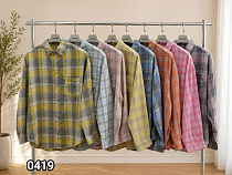 Рубашка Mmc Clothes 0419 yellow-grey - делук