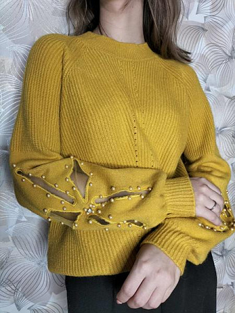 Свитер Kosta 5113 yellow - делук