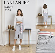 Юбка Lolo Blues 9087 l.grey - делук