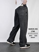 Джинсы God Baron 1780 black - делук