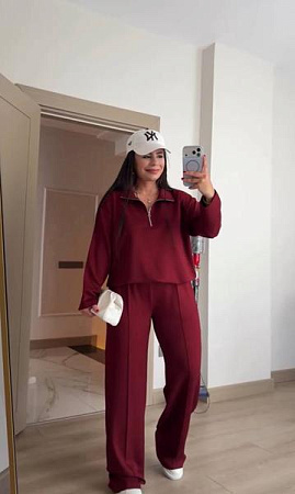 Костюм Спорт Femzone 1180 wine - делук