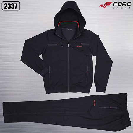 Костюм Спорт Azt 2337 black-red - делук