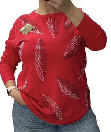Свитер Dgmd 25221 red - делук