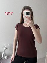 Футболка Fsn 1317-1 brown - делук