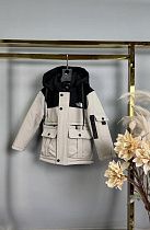 Куртка Delfinka 7002-1 beige - делук